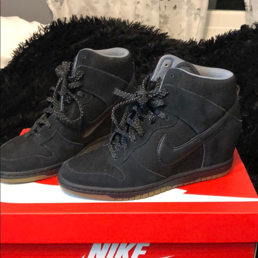 Wedged NIKE sneaker shoe